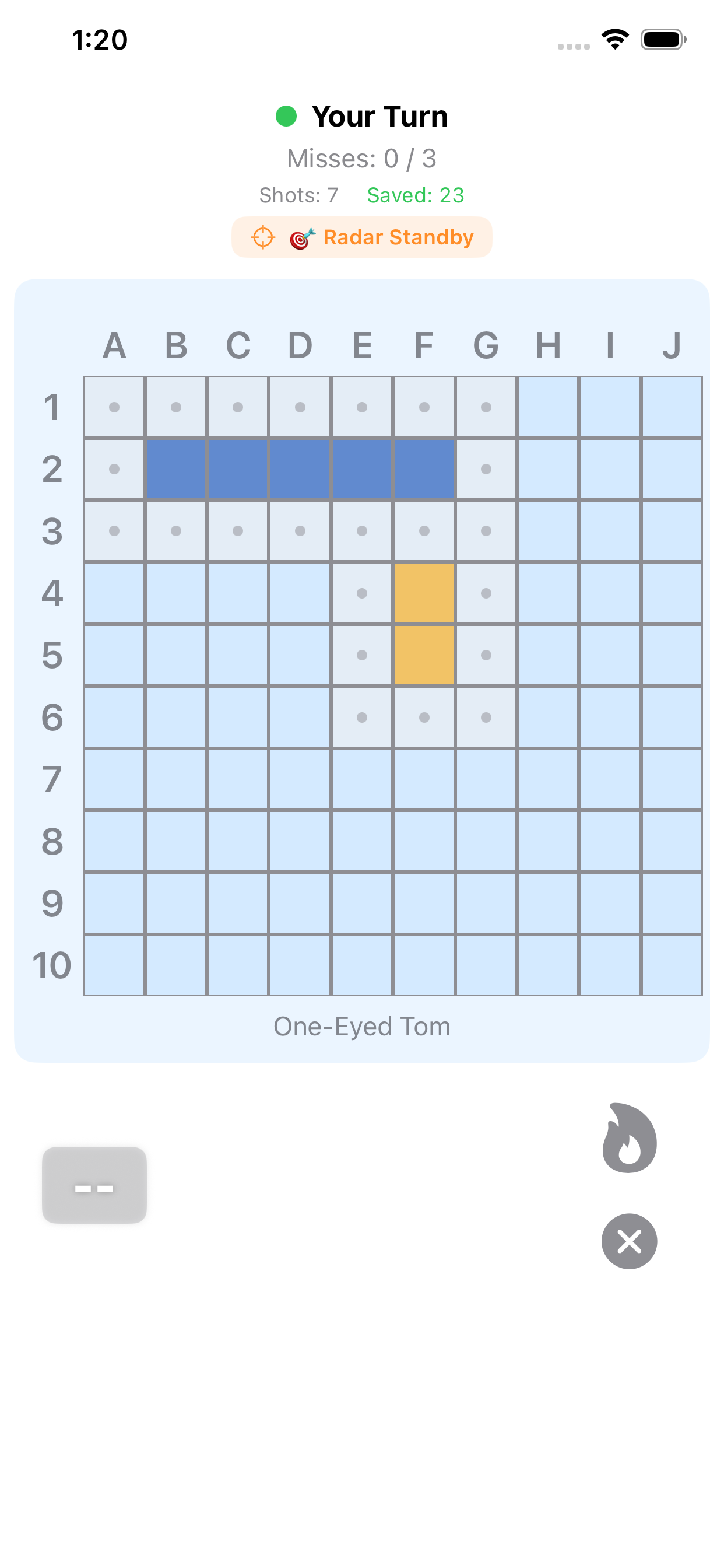 Sea Grid Tactics - Targeting