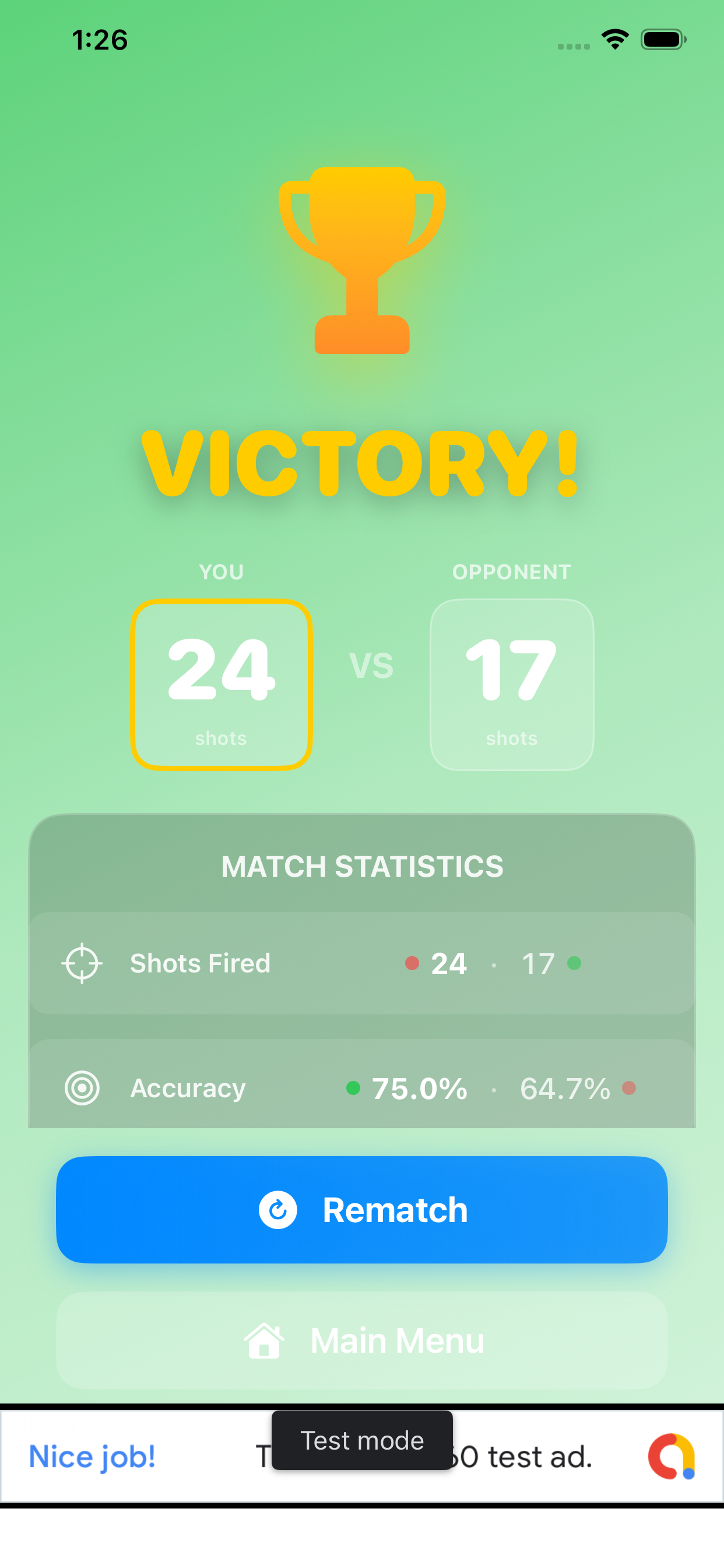 Sea Grid Tactics - Post-Game